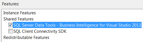 SQL Server Data Tools for Visual Studio 2013