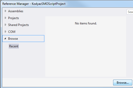 Visual Studio Reference Manager