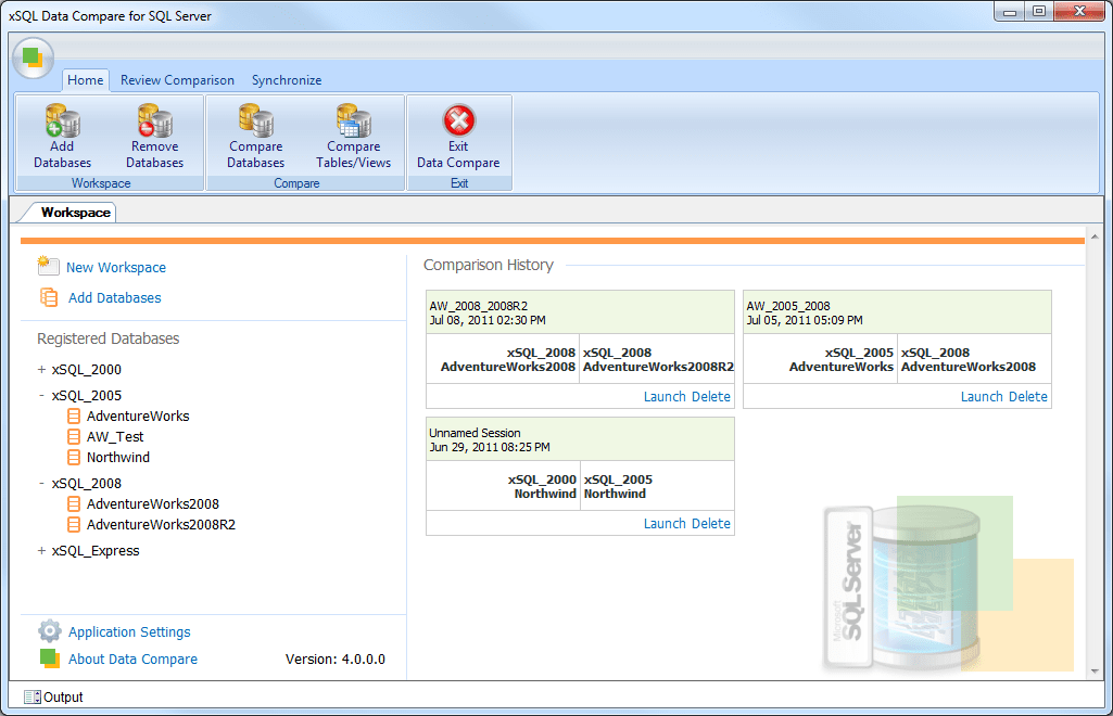 xSQL Data Compare - SQL Server Data Compare and Synchronization