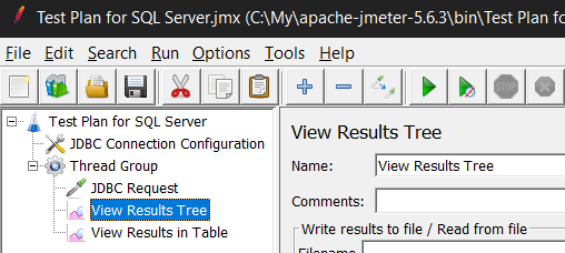 add JMeter listeners to see output