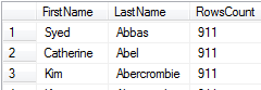 sql row count with cte