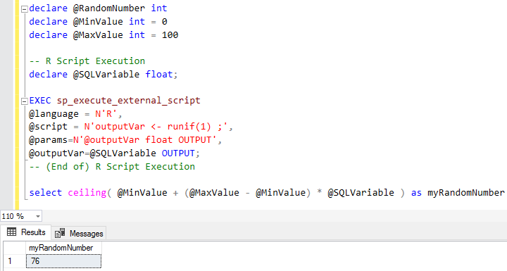 create random number between two integers