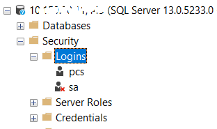 SQL Server instance Logins