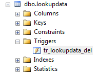 SQL Server Instead of Delete trigger on SSMS Object Explorer