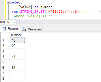 SQL split string function in SQL Server 2016