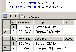 update view definition in SQL Server