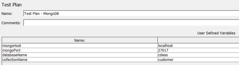 user defined variables in JMeter