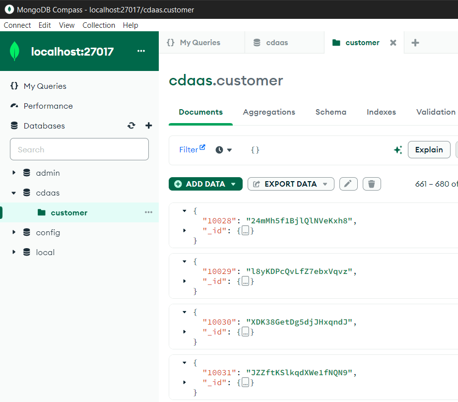 MongoDB Compass GUI tool