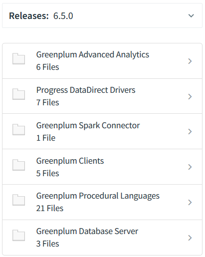 Pivotal Greenplum downloads