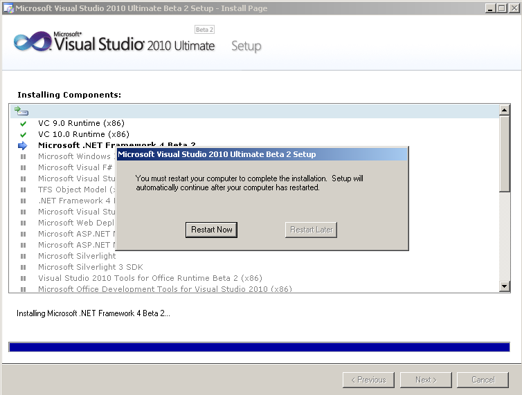 vs2010-restart-after-microsoft-framework-4.0-installation