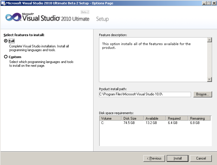 vs2010-ultimate-setup-visual-studio-2010-features-selection