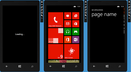 debug Windows Phone 8 app using Emulator WVGA 512MB