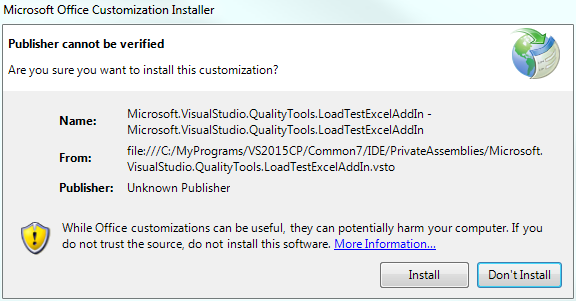 Visual Studio 2015