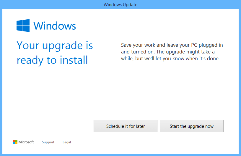 Free Windows 10 Upgrade From Windows 8