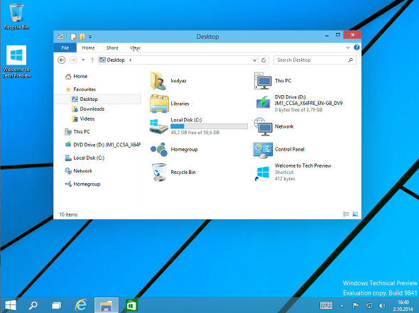 Windows 10 File Explorer