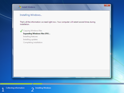 windows 7 installation screenshots