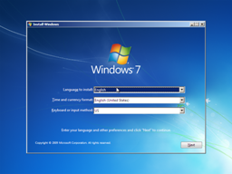 windows 7 installation screenshots