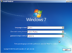 windows 7 installation screenshots