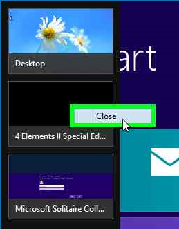 Windows 8 close app command