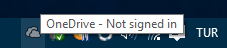 Windows 10 OneDrive notification