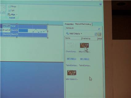 Reporting Services 2008 R2 Report Builder 3.0 Report Part Gallery