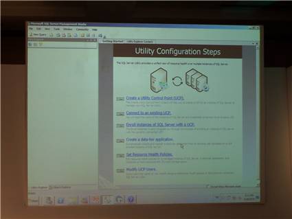 SSMS Utility Configuration Steps