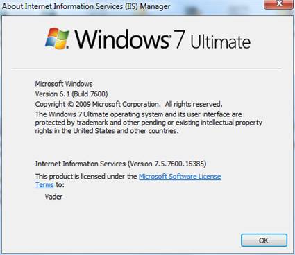 Internet Information Services IIS7