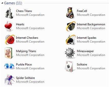 Windows 7 Games