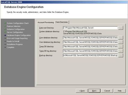 CTP5 Data Directories