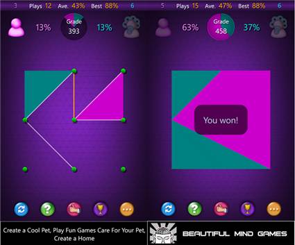 Triangula mind games for Windows Phone 8