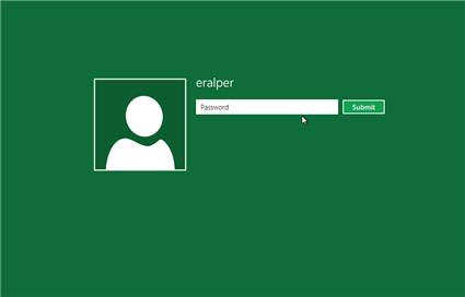 New Windows 8 Logon Screen
