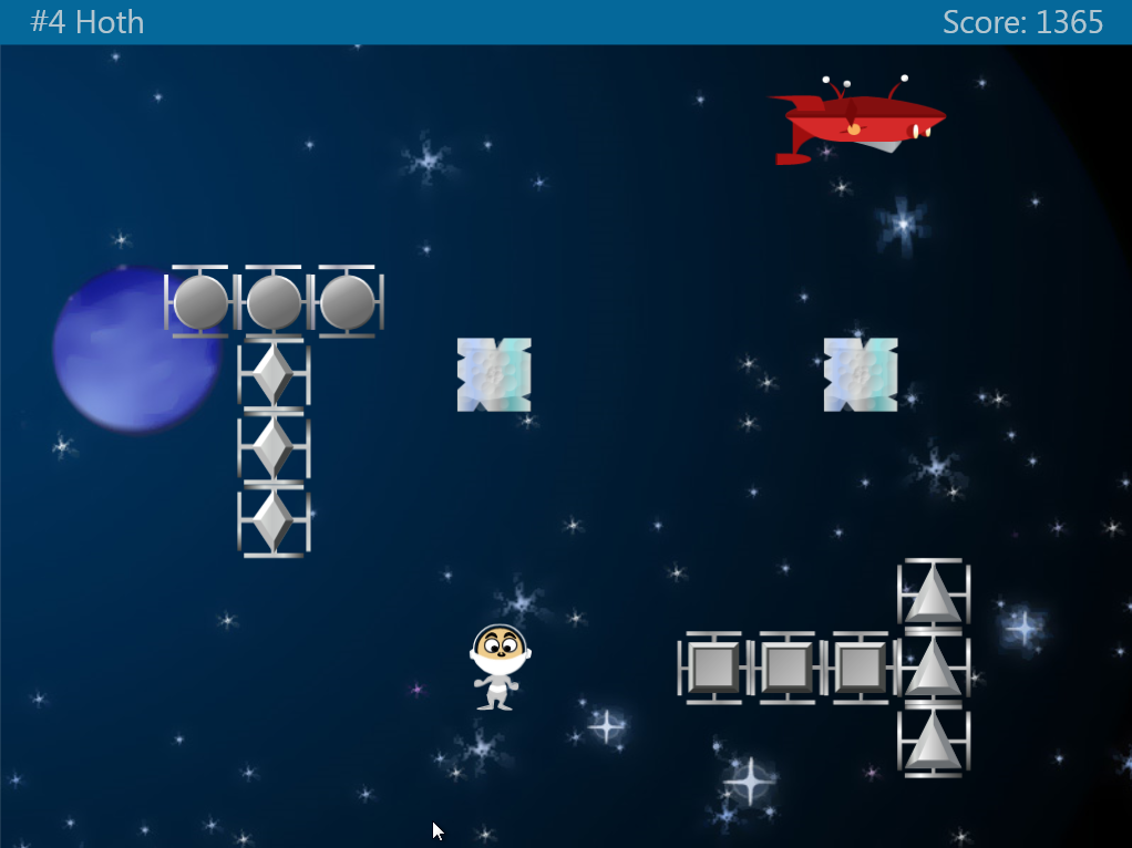 New Windows 8 Zero Gravity Game