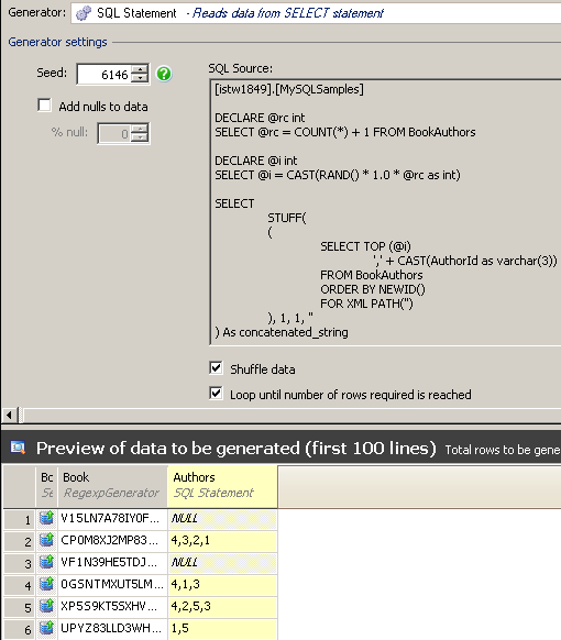 SQL Data Generator tutorial